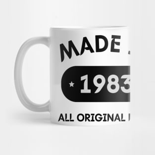 Vintage Perfection: Made in 1983, All Original Parts Mug